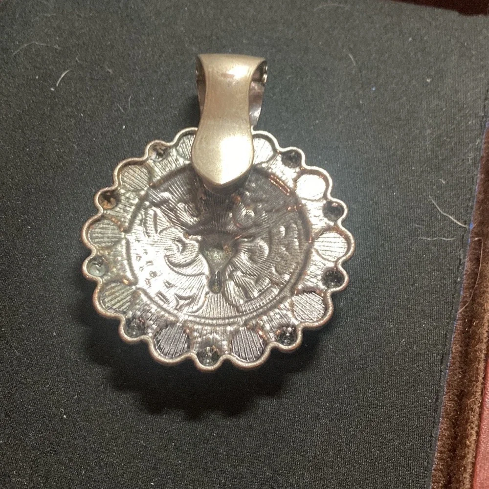 Very Large Coral Cluster Pendant old and Vintage  longhorn custom made pendant - Picture 3 of 8